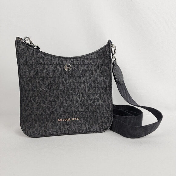 Michael Kors Briley Small Messenger Crossbody Signature Handbag - Picture 1 of 10